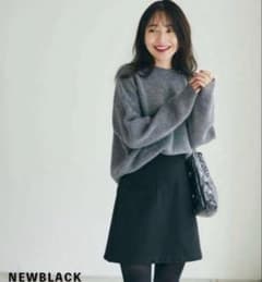 【新品】BASEMENTonline スカートショートパンツ S ニューブラックのサムネイル