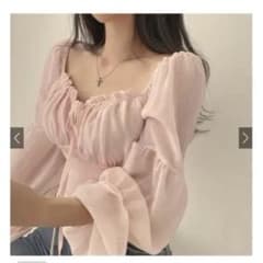 袖2Wayリボンショート丈ブラウス[at2224] GRLのサムネイル