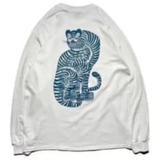 MANWHO "KAZETORA" LONG SLEEVE TEE (ホワイト)のサムネイル