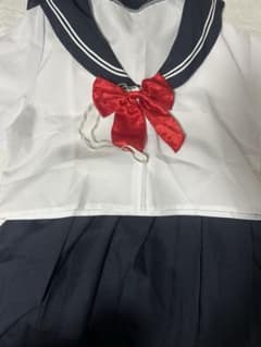 セーラー服上下 コスプレ 半袖 リボン付きのサムネイル