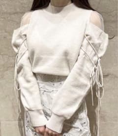 SNIDEL シースルーショルダーニットプルオーバーのサムネイル