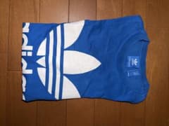 adidas Originals トレフォイル Tシャツ ブルーのサムネイル