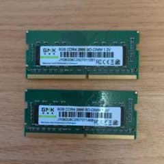 GMK 8GB DDR4 2666 SO DIMM メモリー 4枚セット GMK 8GB DDR4 2666 SO-DIMM メモリ 2枚セット - メルカリ