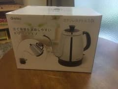 dretec ドリテック ステンレスケトル 新品^ ^値下げしましたのサムネイル