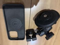 iPhone用スマートフォンホルダー ブラックのサムネイル