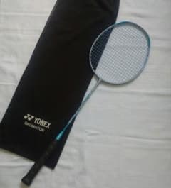 美品】YONEX バドミントンラケット ナノフレア300 アイスブルー - メルカリ