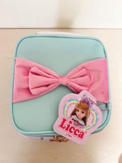 リカちゃん バニティポーチ ミラーチャーム付き ファスナー ジップ バッグ