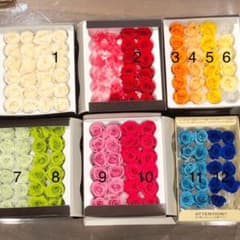 ＊選べるカラー12色＊プリザーブドフラワー＊ミニバラ5個セット＊のサムネイル