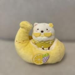 스미코구라시 테노리 봉제인형 시로쿠마 바나나 보트