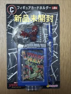 新品未開封 Happyくじ スパイダーマン フィギュアカードホルダーのサムネイル