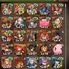 パズドラ垢 ランク324 魔法石147のサムネイル
