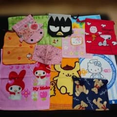 楽*1様 キャラクター ハンカチ 巾着 マスク まとめ売りのサムネイル