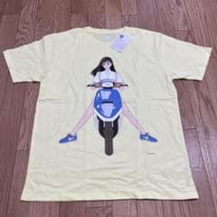 未使用 タグ付き グラニフ 江口寿史 コラボ 老人Z Tシャツ イエロー M