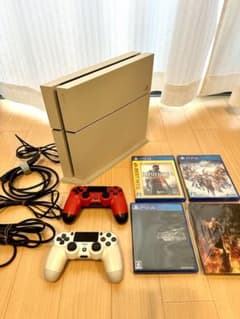 PS4本体　コントローラー2個　ソフトセットのサムネイル