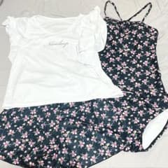 ナイスクラップ NICE CLAUP 水着 花柄 新品未使用 タグ付き アイルズ