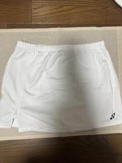 YONEX テニス用スコート ホワイト　Oサイズのサムネイル