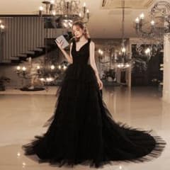 新品　ブラックドレスのサムネイル