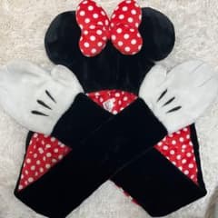 ⚠️非公式⚠️ ミニー マフラーキャップ ディズニー ファンキャップ