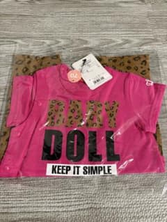じゃりじゃり様専用♡BABY DOLL ベビー服 70cm ピンク レオパード柄のサムネイル