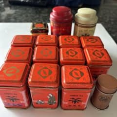 茶缶 空き缶 まとめ売り 15点セットのサムネイル