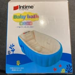 【新品未使用】ベビーバス(空気入れ付)のサムネイル
