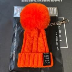 AAAニット帽キーホルダー 橙のサムネイル