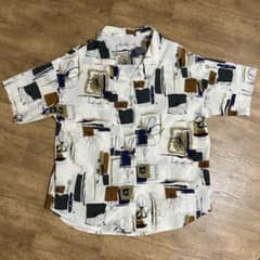 OLIVE des OLIVE 半袖シャツ 総柄のサムネイル