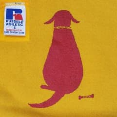 未使用 USA製 90S RUSSELL BEACH DOGS 前V スウェットのサムネイル