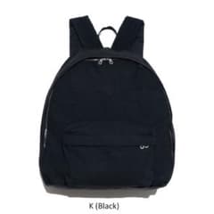 新品 ナナミカ 黒 リップストップ デイバックパックS25S0105 男女兼用