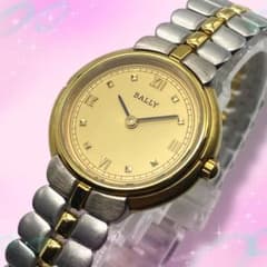 美品 稼働品》 バリー レディース腕時計 防水 ゴールド系文字盤