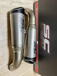 SC-Project Hypermotard 950用　スリップオンマフラーのサムネイル