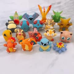 A ポケモンキッズ 初代ポケモン 18個セット 指人形 ソフビ フィギュア