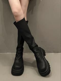 SHEIN ロングブーツ 22.5 - メルカリ