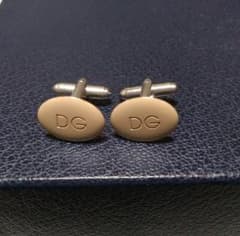 DOLCE&GABBANA ドルガバ ロゴ オーバル カフス カフリンクス ③のサムネイル