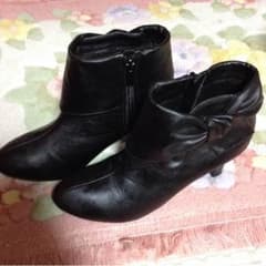 リボンショートブーツ❤️美品のサムネイル