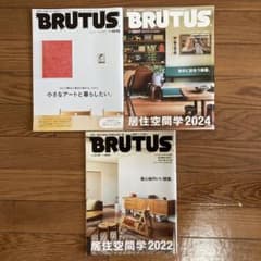 BRUTUS 雑誌 3冊セット 居住空間学のサムネイル