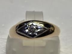 ヴィンテージ ダイヤ0.07ct K18 プラチナ 3.1g 12号 リング - メルカリ