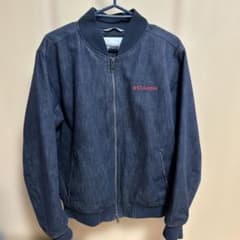 Columbia ダークブルー ジップアップジャケット Lのサムネイル
