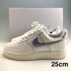 25cm ナイキ ウィメンズ エアフォース1 '07 セイルオキシジェンパープル 25cm ナイキ ウィメンズ エアフォース1 '07 