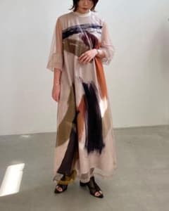 AMERI vintage  LOUISE  ART DRESS  休日様専用のサムネイル