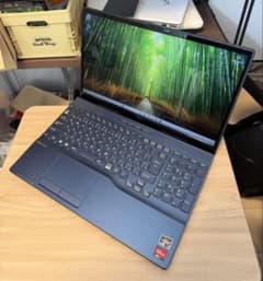 Fujitsu ノートPC ダークブルー Ryzen7-5700U - メルカリ