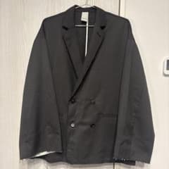Casper John ダークグレー ダブルブレスト テーラードジャケット 