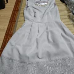 axes femme パール装飾 パーティードレス Mサイズ - 5