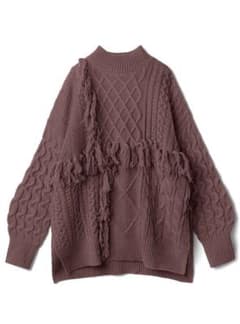 GRL フリンジケーブルニットのサムネイル