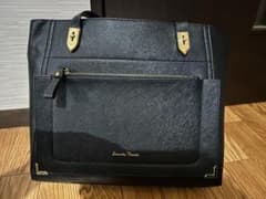 ブラックトートバッグ レッド内装のサムネイル