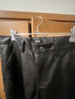 HUF ワイドレザーパンツ 32のサムネイル
