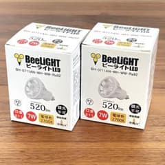 未使用✨BeeLight LED電球 E11 電球色 2個セット 高演色Ra92のサムネイル