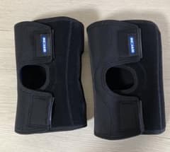 MEDIAID 膝サポーター Mサイズ 黒 2枚セットのサムネイル