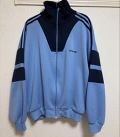 adidas トラックジャケット あのちゃん着用 万国旗 水色 - メルカリ