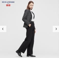 UNIQLO イネス コットンワイドパンツのサムネイル